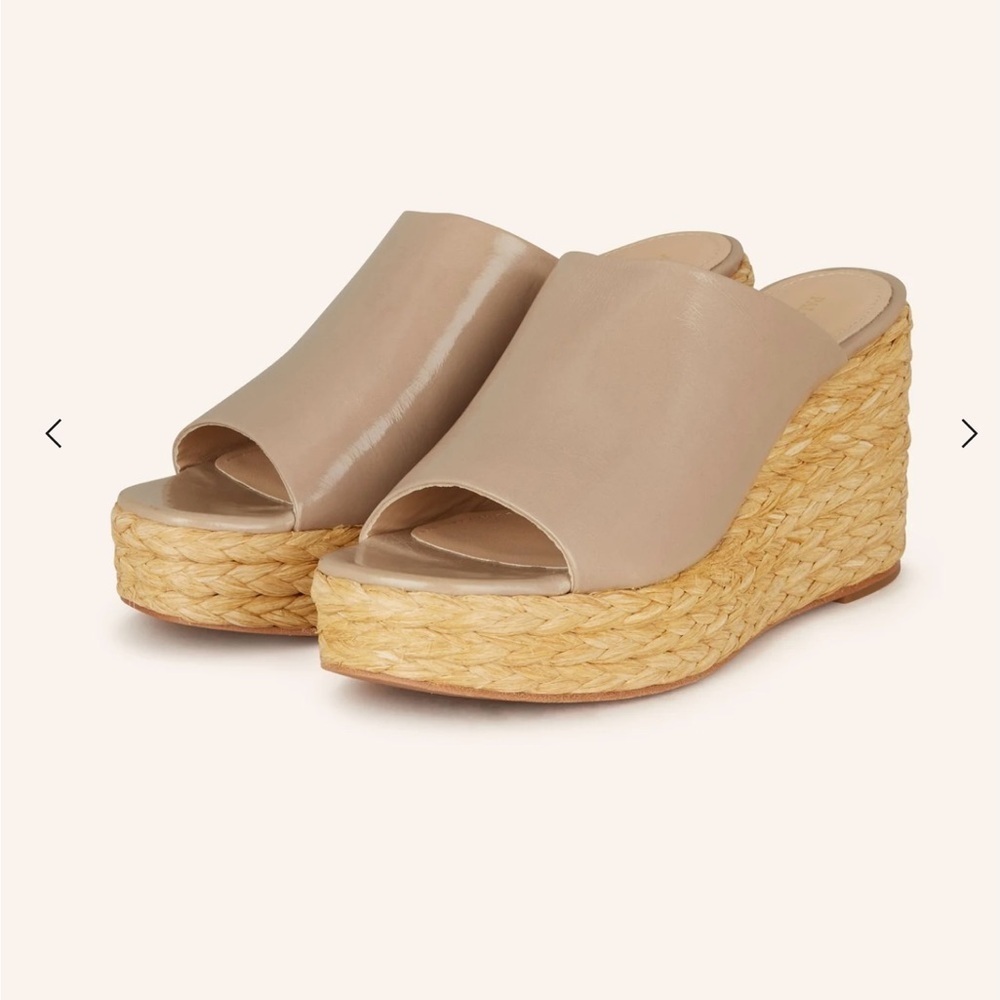 Paloma Barcelo Tan Woven Wedges - Picture 14 of 14